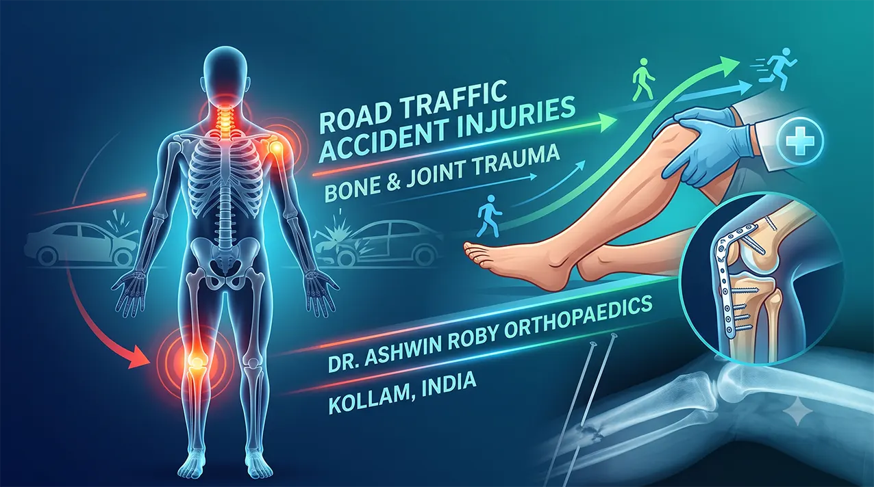 Road Traffic Accident Injuries: Why Delaying Orthopaedic Care is a Mistake:  Expert Ortho Care in Kollam