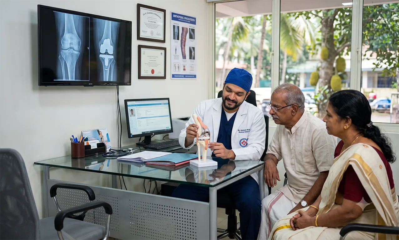 TOTAL KNEE REPLACEMENT SURGERY IN KOLLAM | DR ASHWIN ROBY